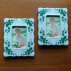 Two Ceramic Photo Frames ***3 for $10***